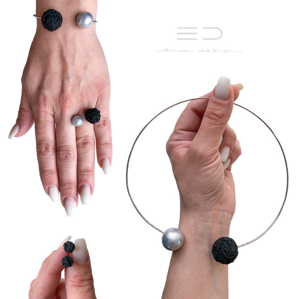 BULB SPAGHETTI | black and silver