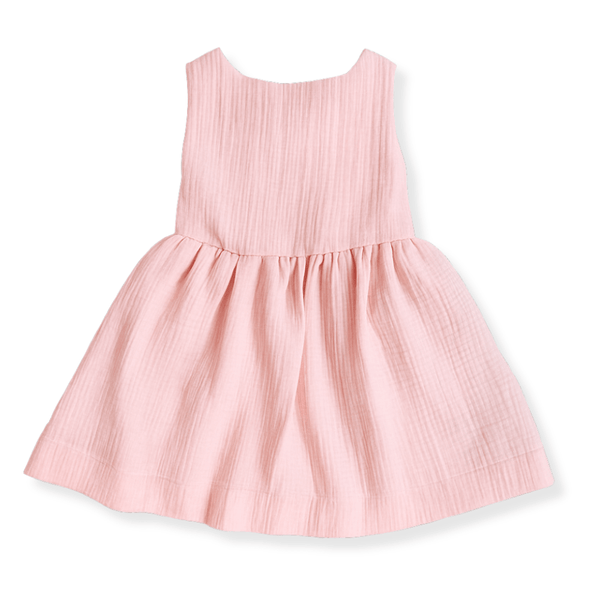 Otroška oblekica blossom, Muslin Powder Pink - PUFFI