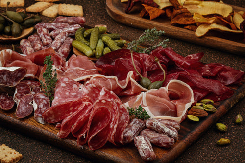 Ham and charcuterie