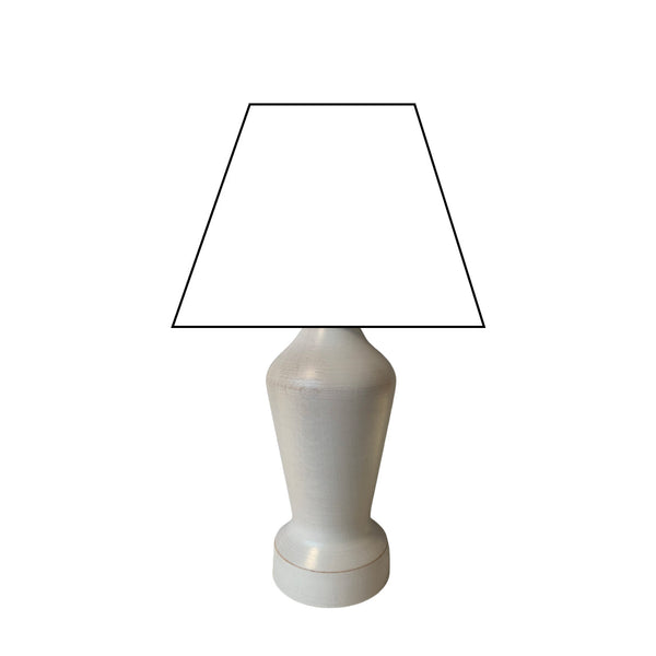Various Lamp Base Mona – Cream – 20 cm, E27 – Wood & Cozy