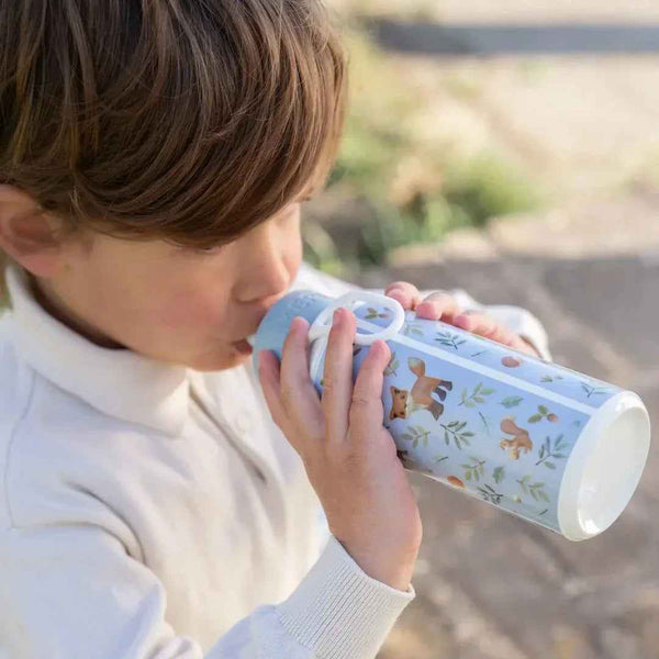 Little Dutch Steklenička za pitje pop-up Forest Friends - odprta