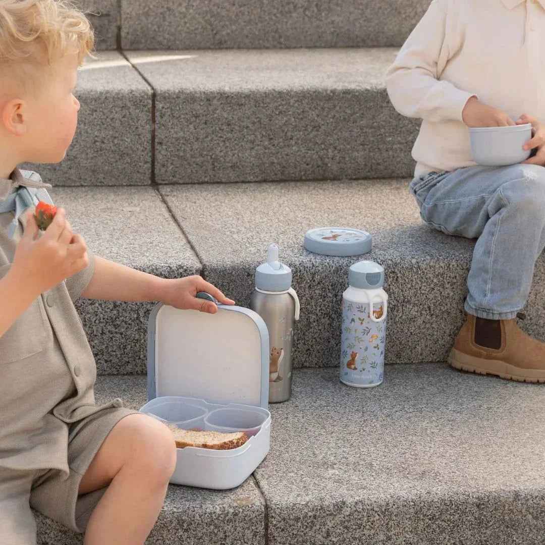 Little Dutch Steklenička za pitje pop-up Forest Friends - uporaba