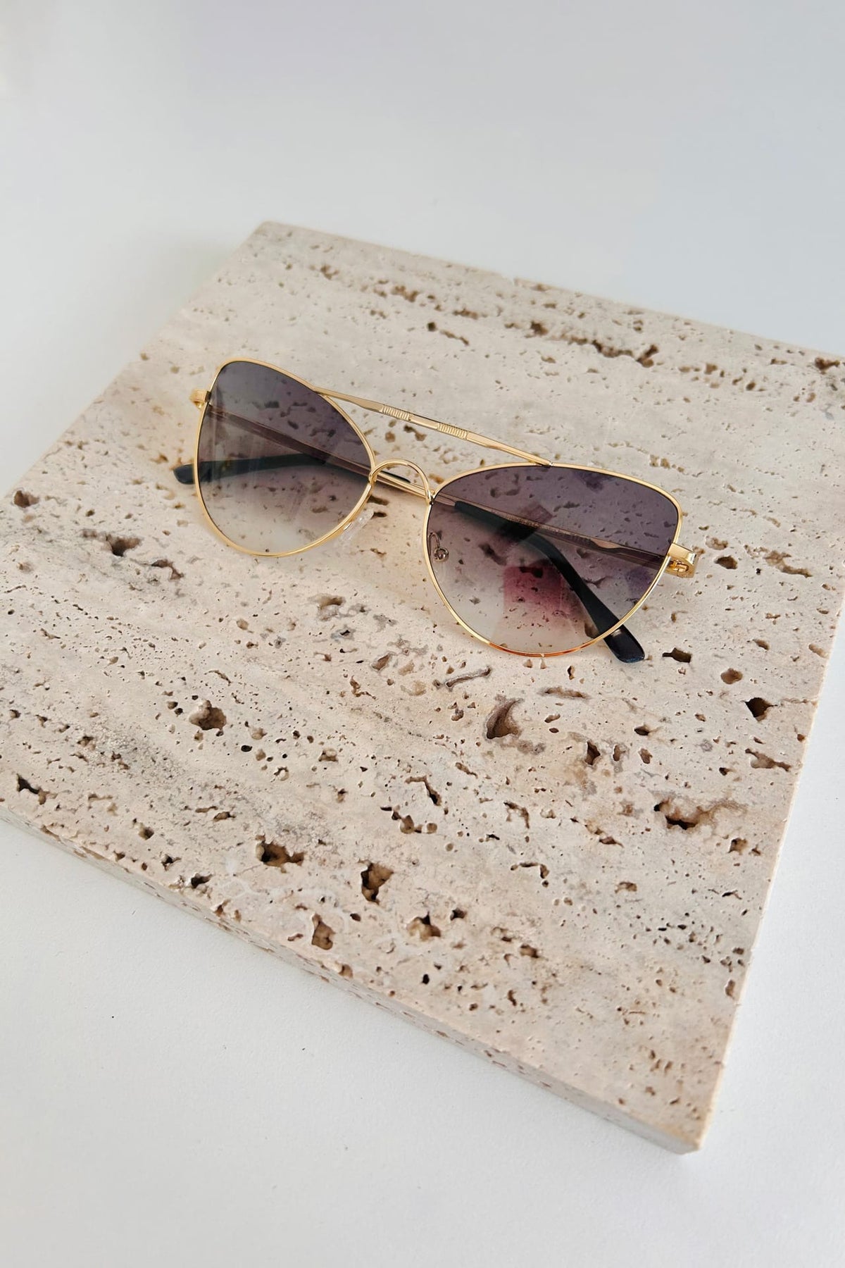 AGNETHA Gray Gradient Sunglasses
