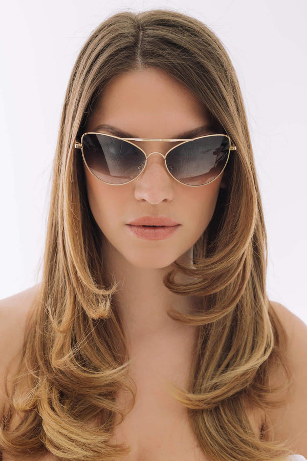 AGNETHA Gray Gradient Sunglasses