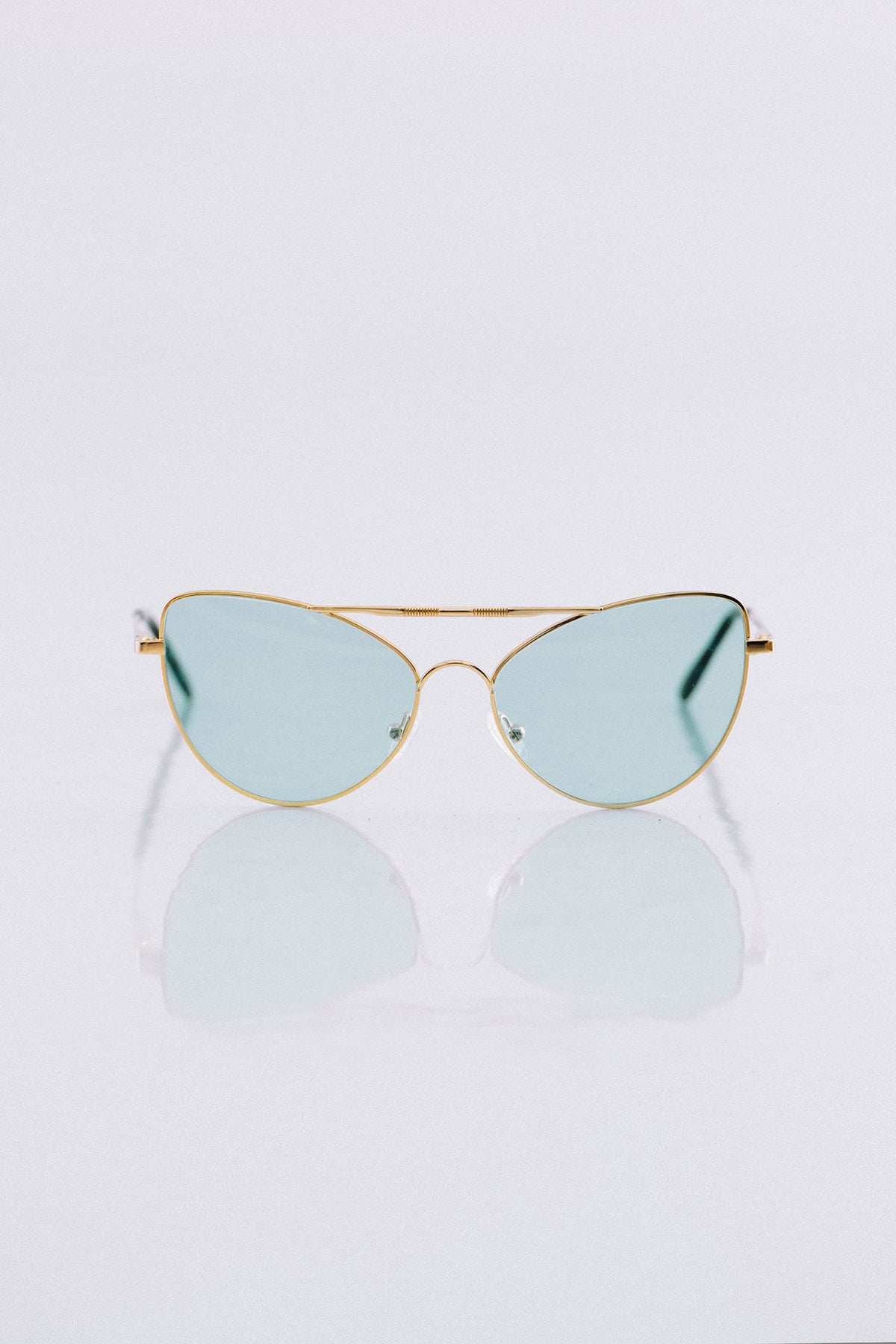 AGNETHA Turquoise Sunglasses
