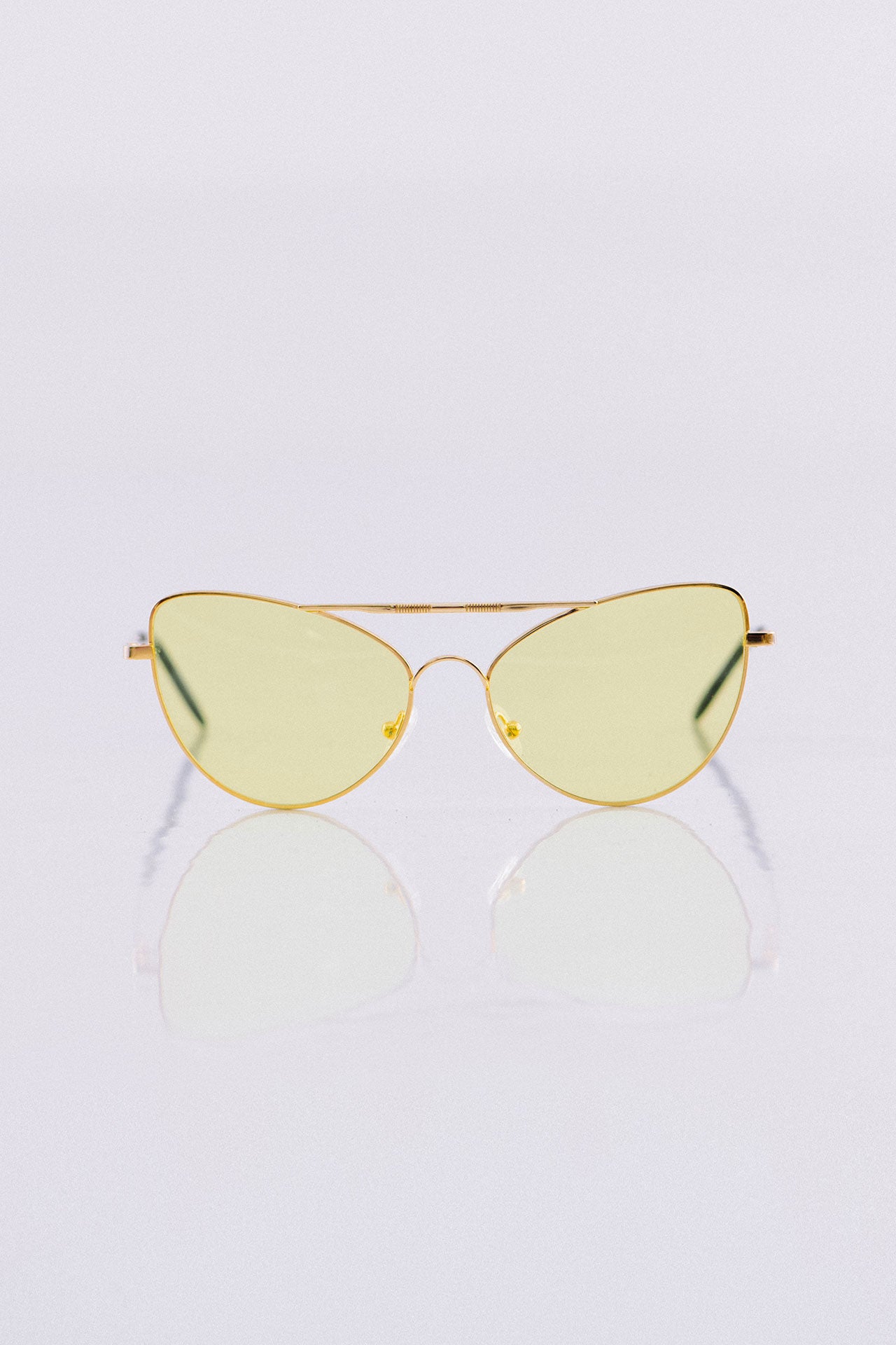 AGNETHA Yellow Sunglasses