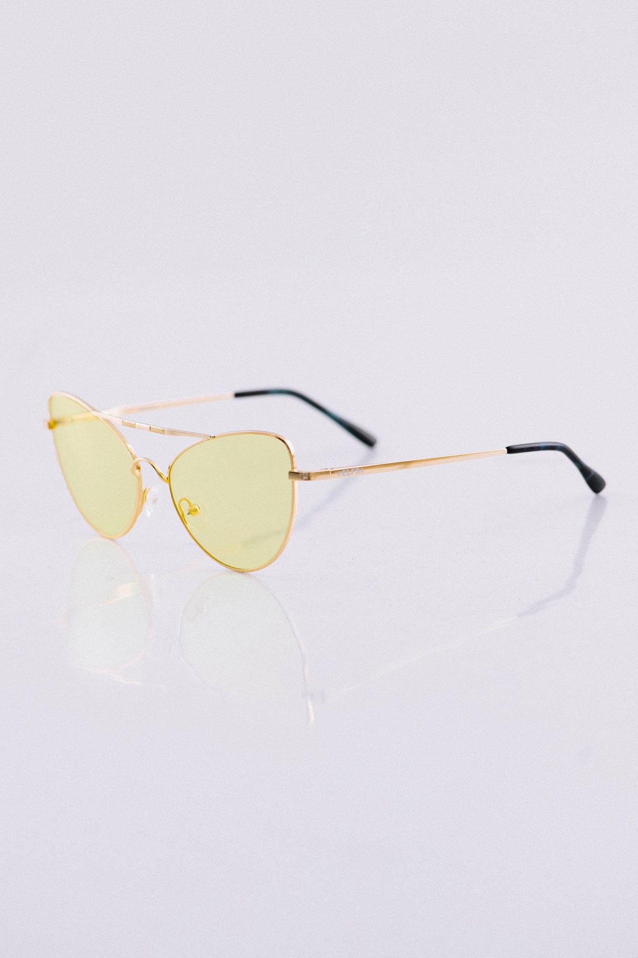 AGNETHA Yellow Sunglasses