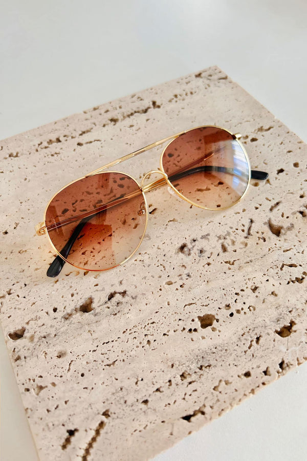 Sunglasses ANNIE FRID brown gradient