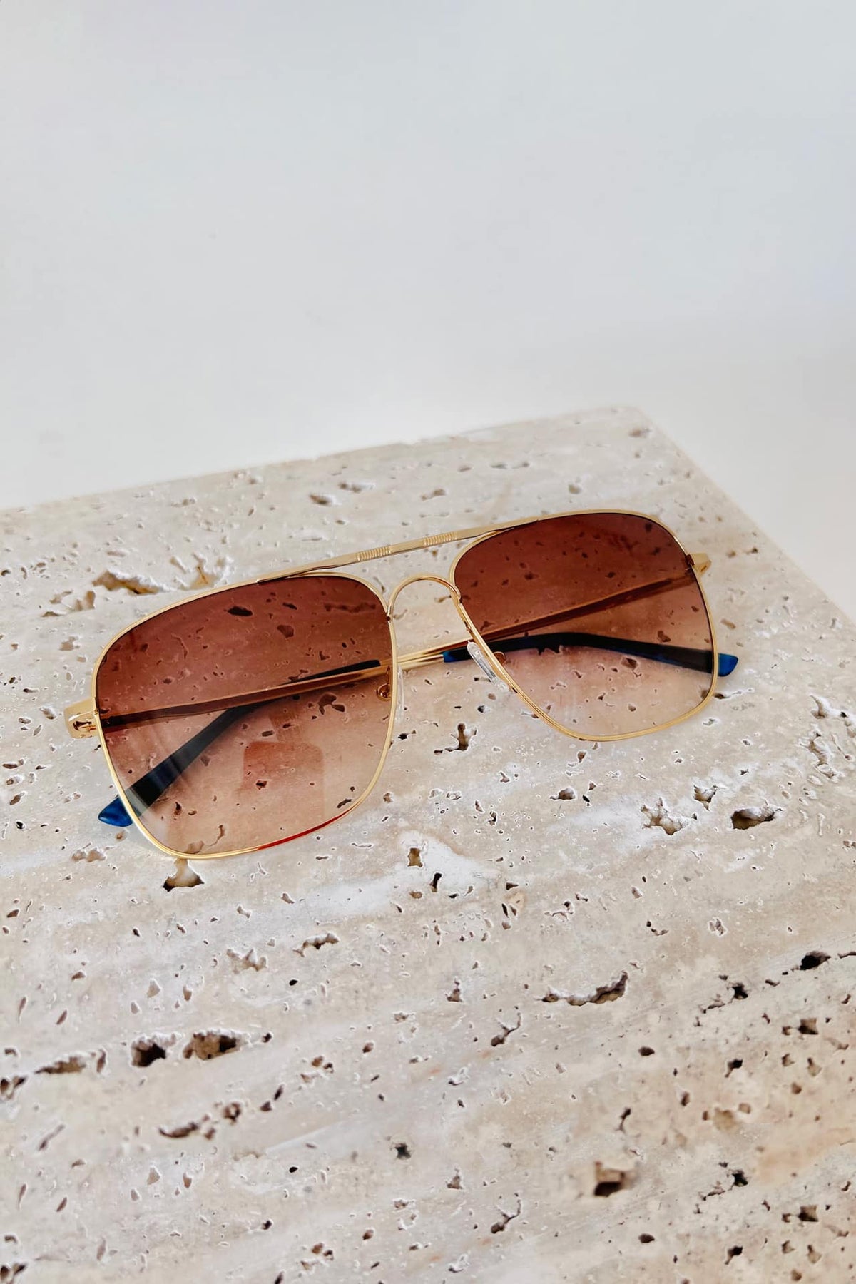 BJORN Brown Gradient Sunglasses