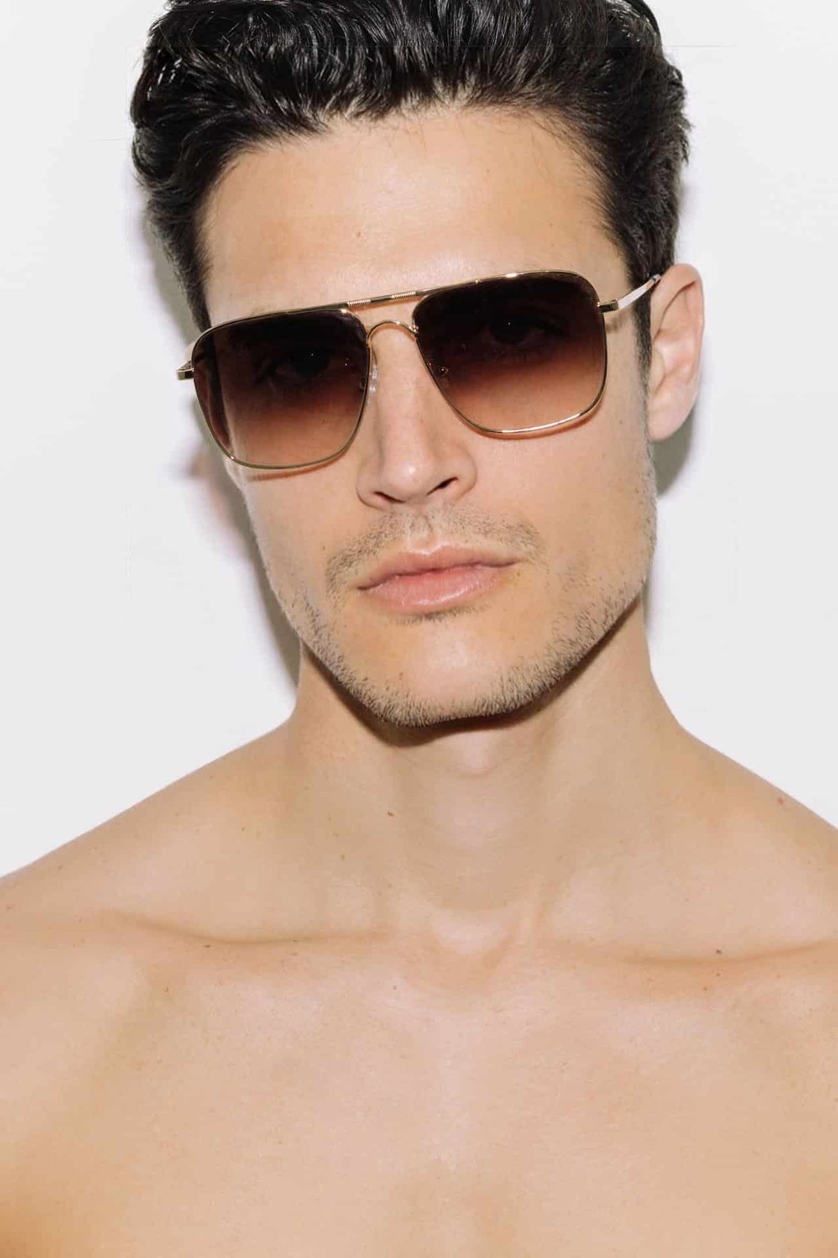 BJORN Brown Gradient Sunglasses
