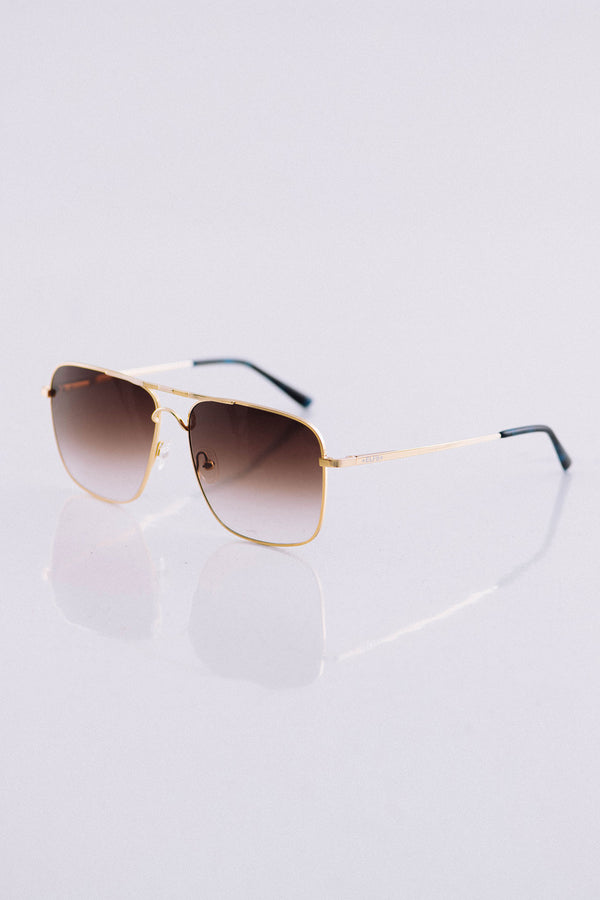 BJORN Brown Gradient Sunglasses