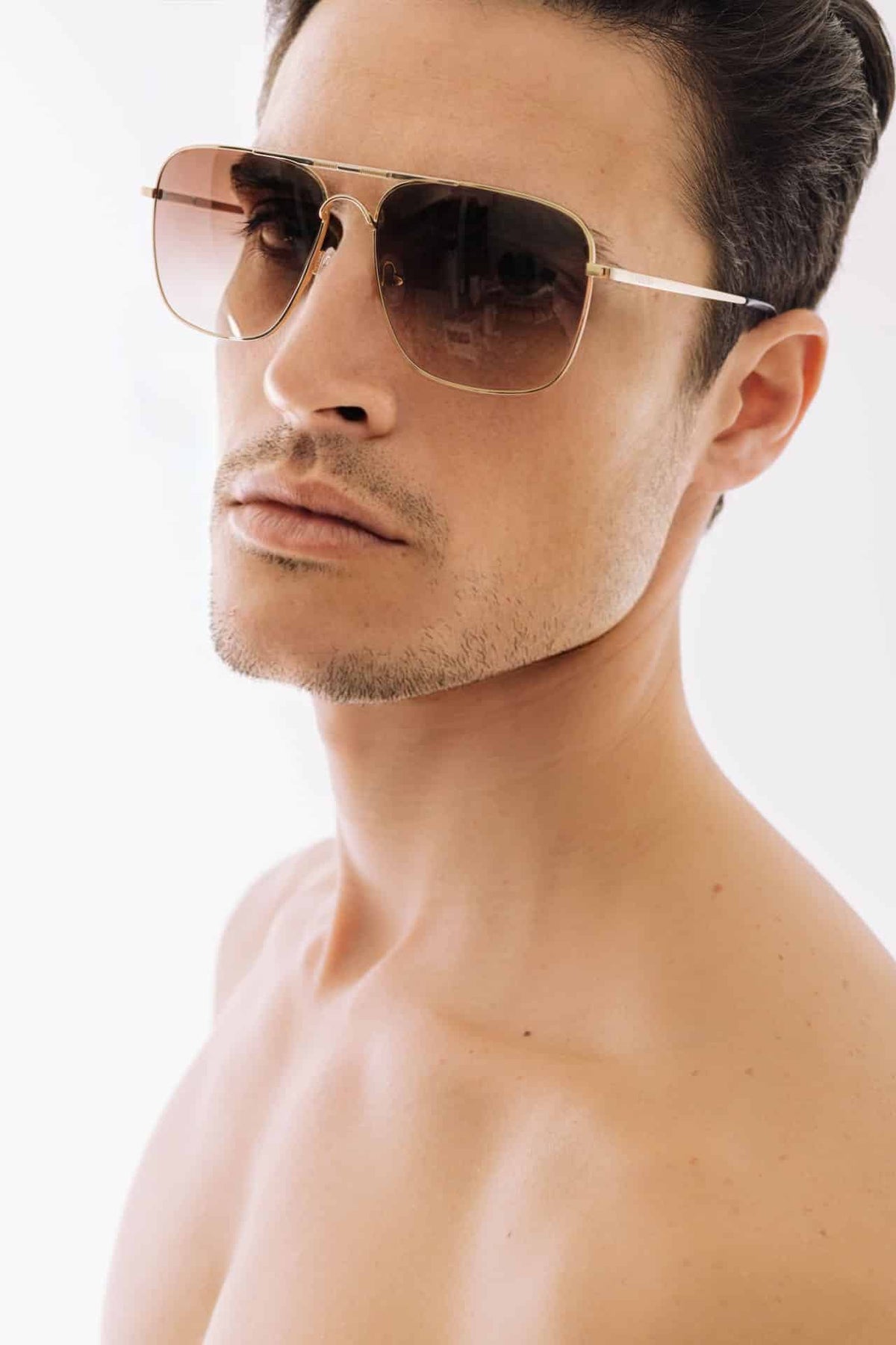 BJORN Brown Gradient Sunglasses