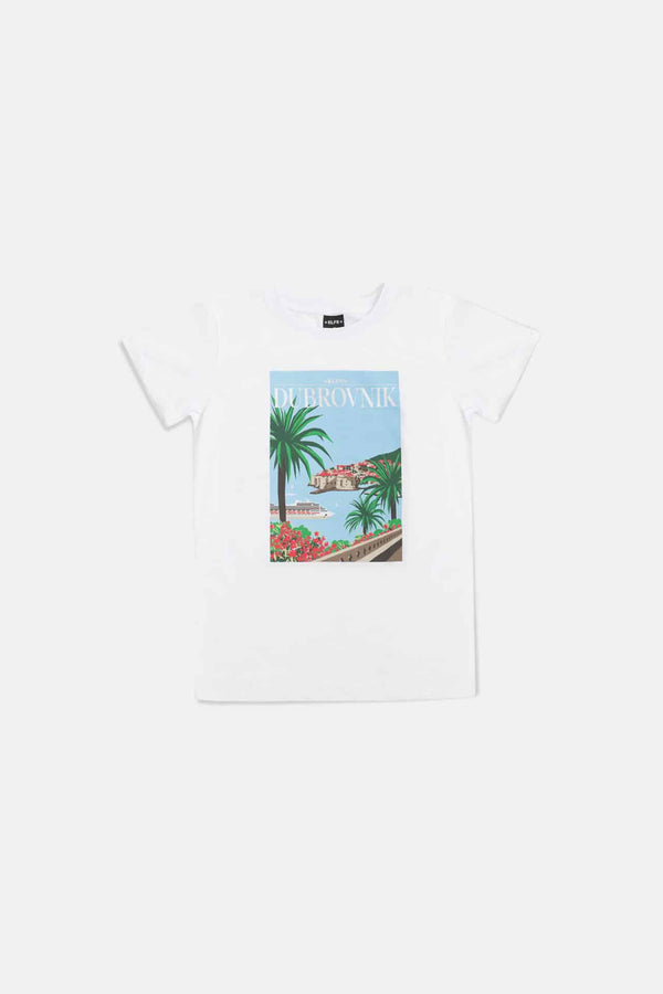 Women's T-shirt POSTCARD DUBROVNIK