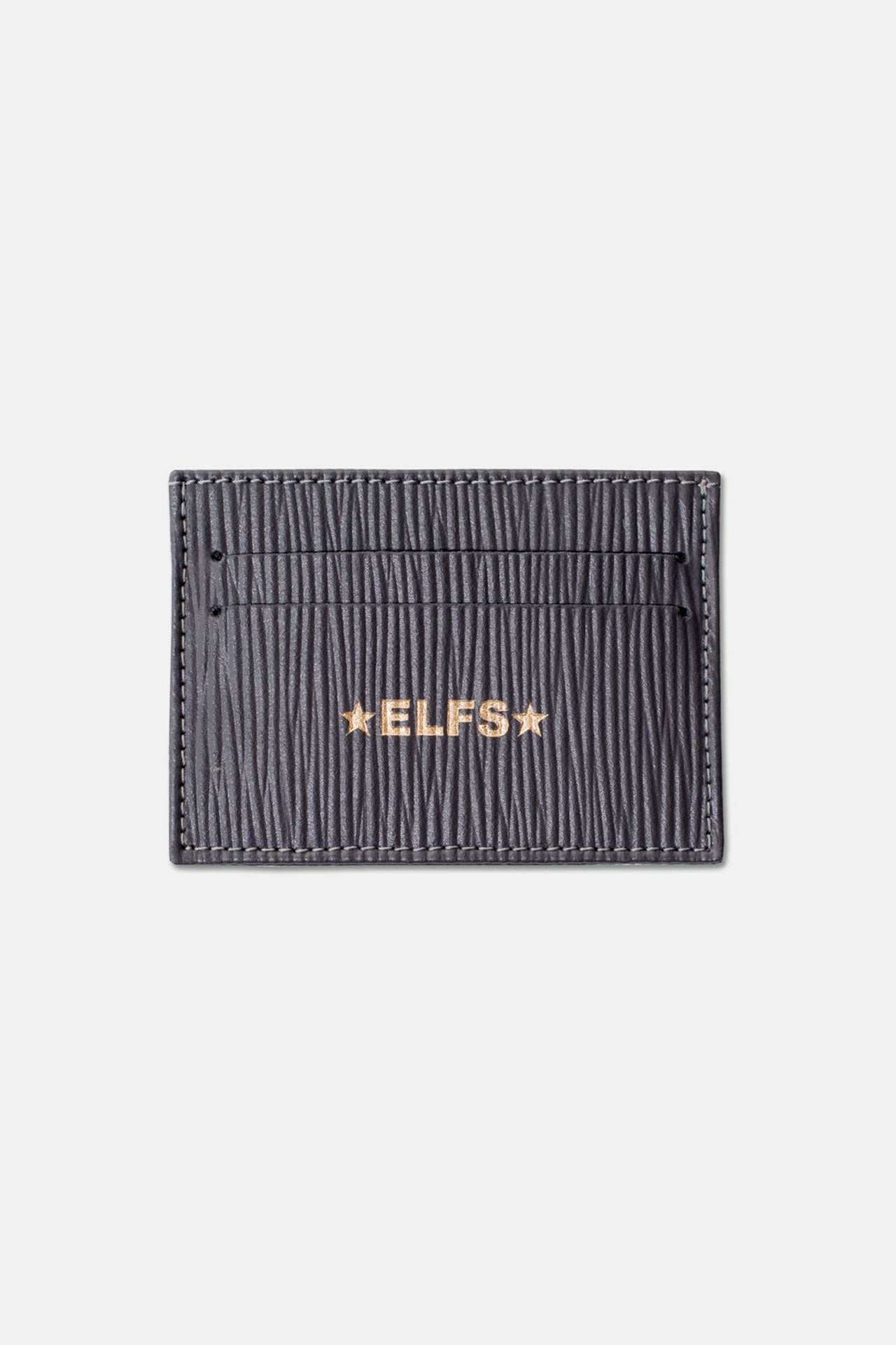 Card holder ANTHRACITE embossed leather