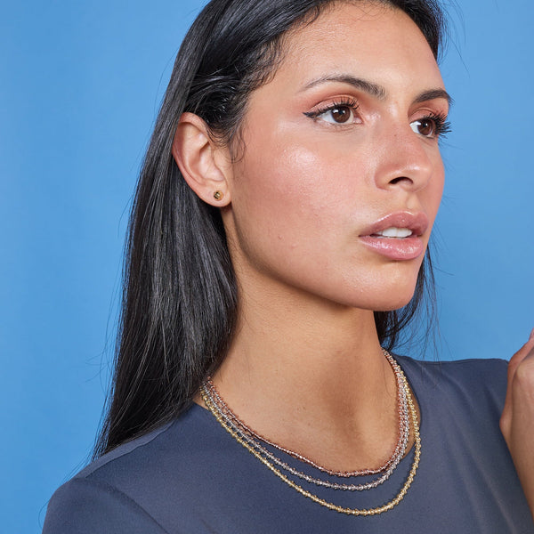 Rose Gold Plated Silver Necklace ref. LC8