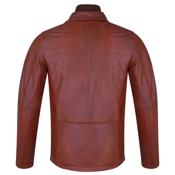 Colin Leather Men's Jacket Brandy