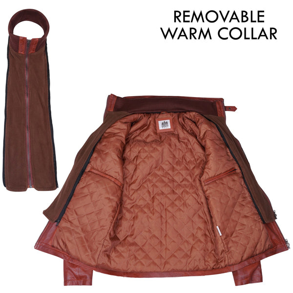 Colin Leather Men's Jacket Brandy