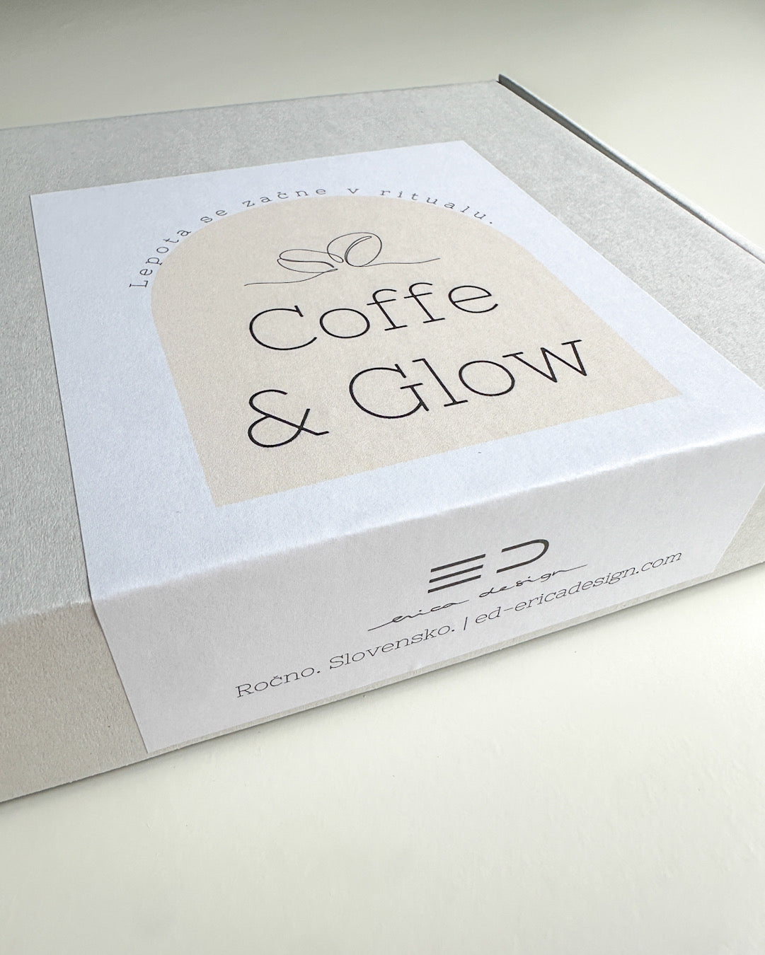 Scatola regalo | La bellezza inizia nel rituale - Caffè & Luce | Adatta per caffè e gioielli