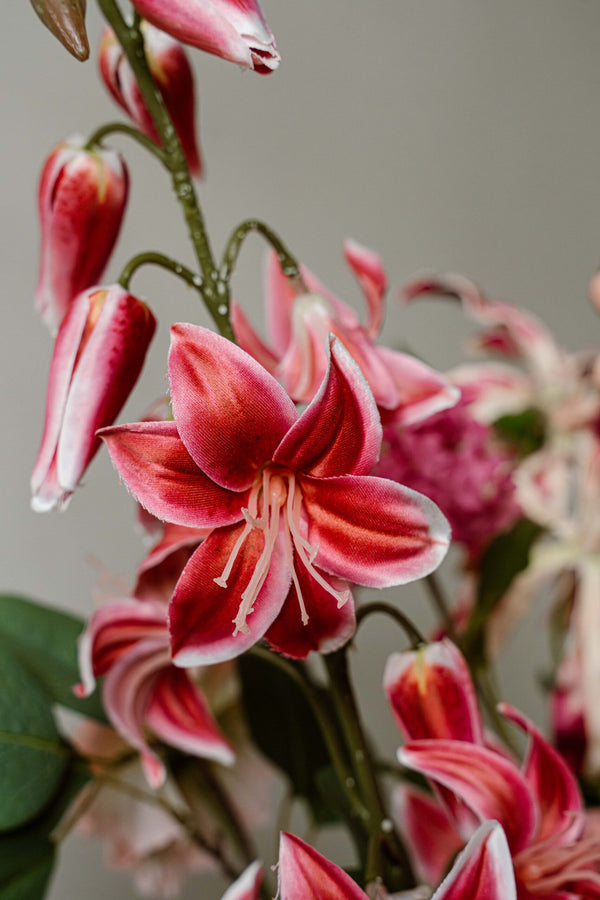 Indore Silva - Lely - Pink - artificial branch - silk