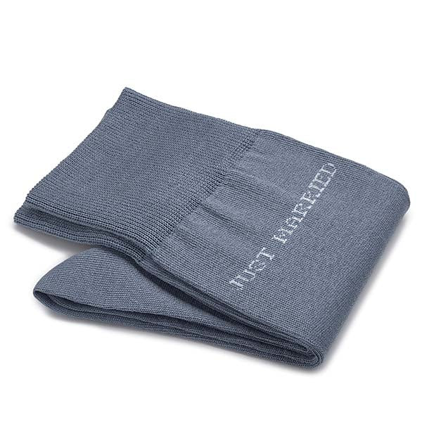Cotton Men's Socks Just Married | Blue Grey