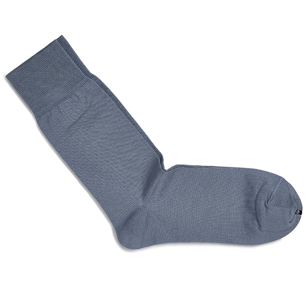 Cotton Men's Socks Classico | Blue Grey