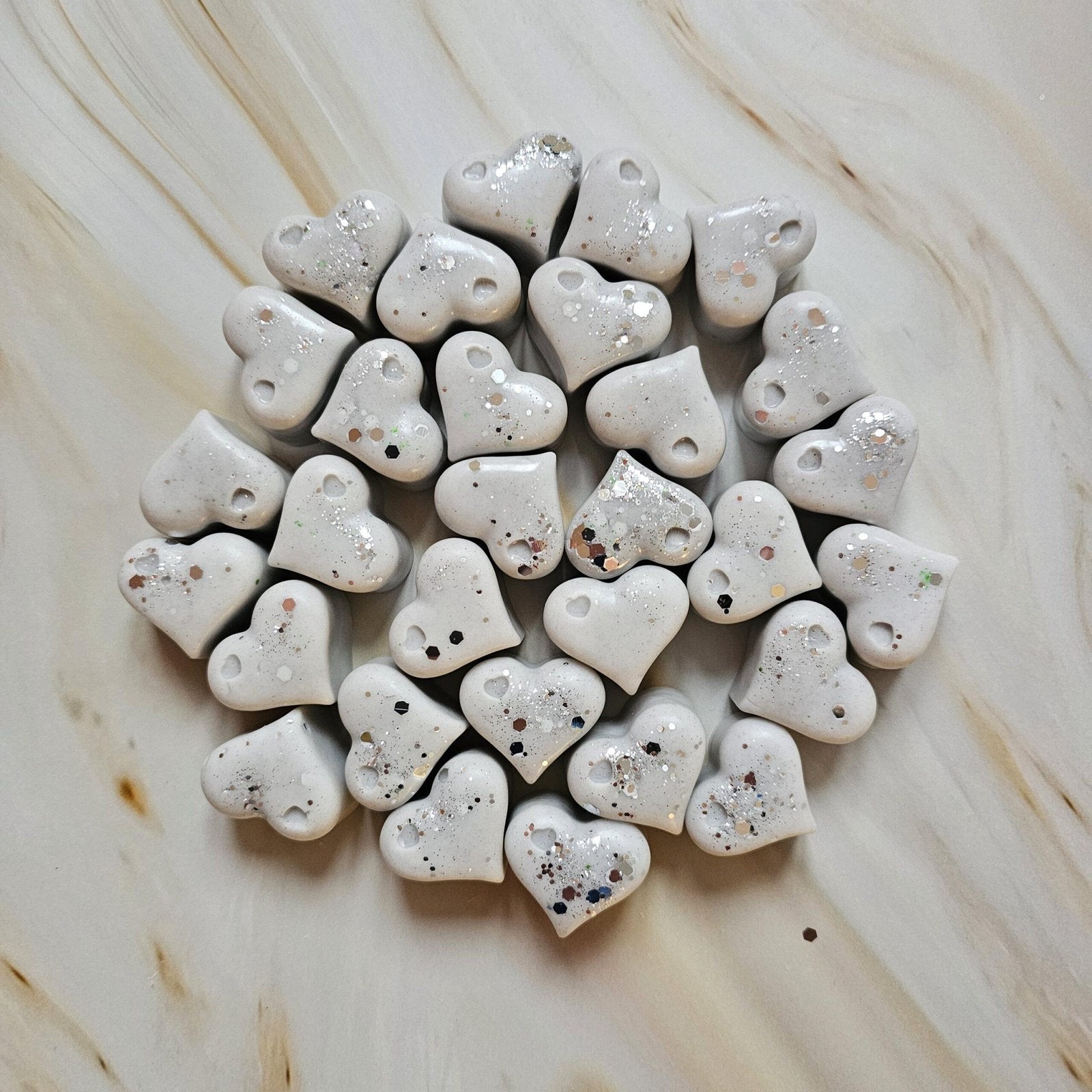 Morning Coffee Hearts, 3 pcs