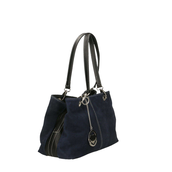 Borsa a Mano da Donna in Pelle Scamosciata - 32x20x14 cm - 10028