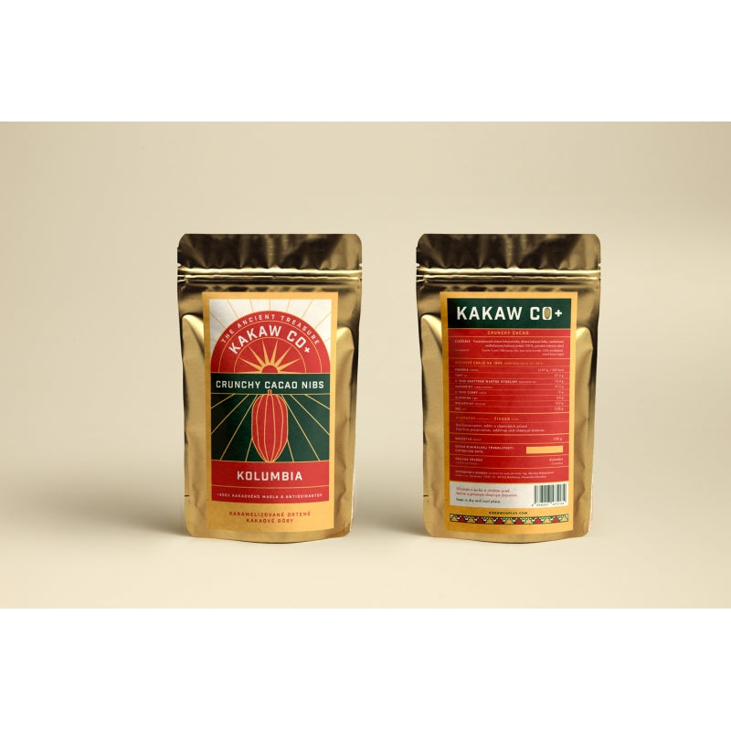 Křupavé kousky - karamelizované kakaové boby drcené 75g