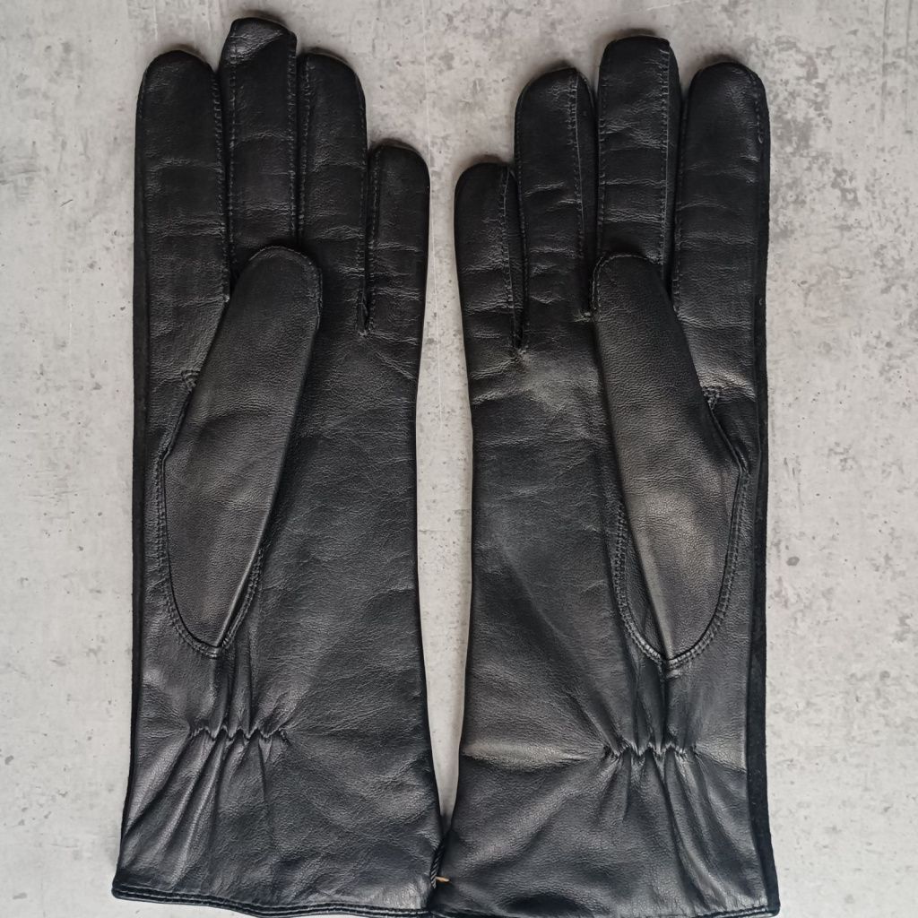 Combined women's gloves with elastic