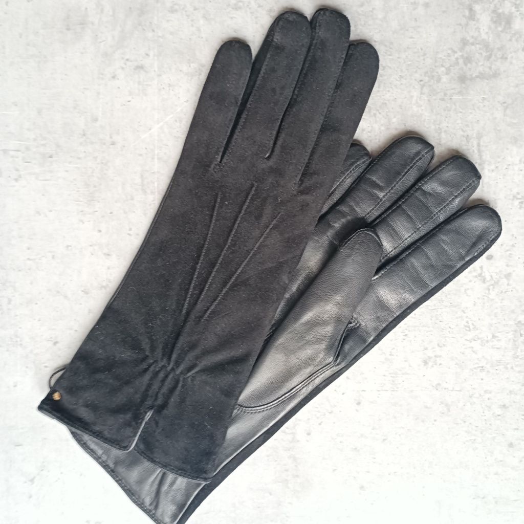 Combined women's gloves with elastic
