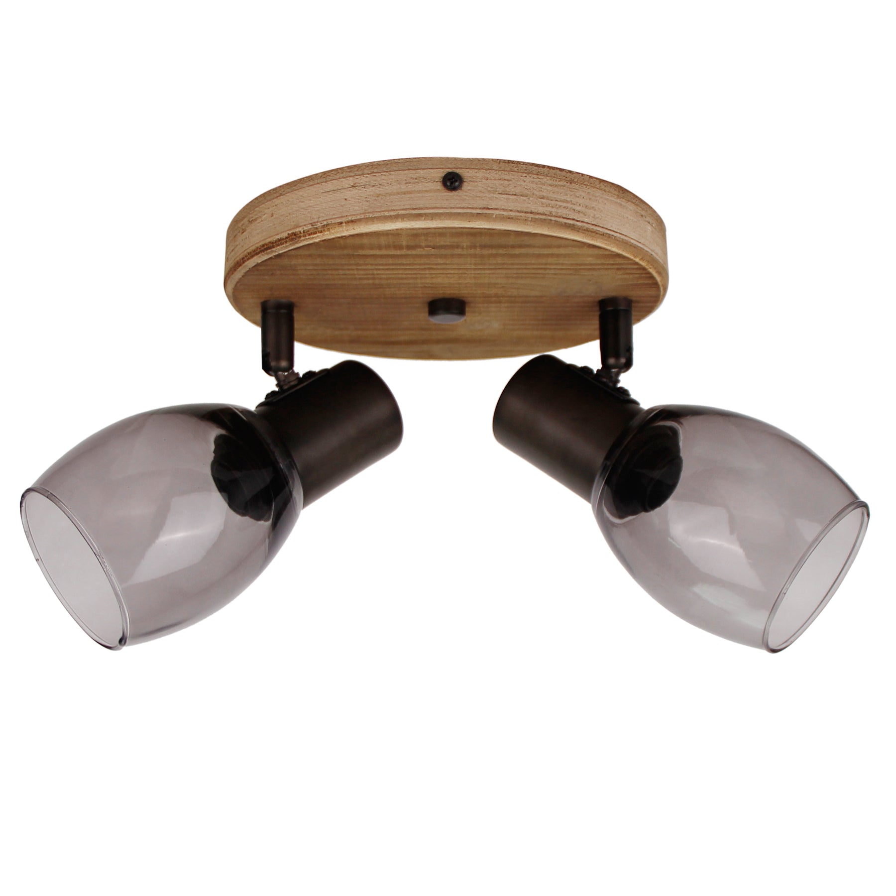 Chericoni Sylvie Ceiling Spotlight – 2-bulb – E14 – Bronze – Glass