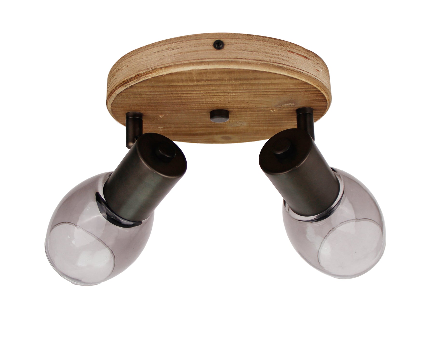 Chericoni Sylvie Ceiling Spotlight – 2-bulb – E14 – Bronze – Glass