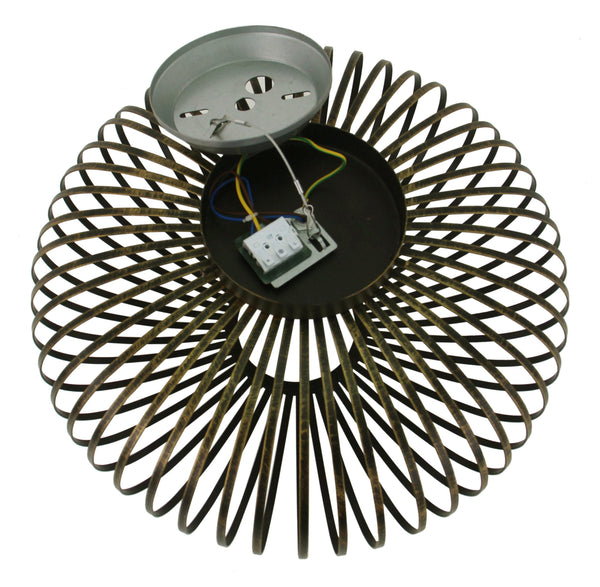 Chericoni Curvato plafondlamp brons, met een elegante en moderne uitstraling, geschikt voor sfeervolle verlichting in diverse interieurs.