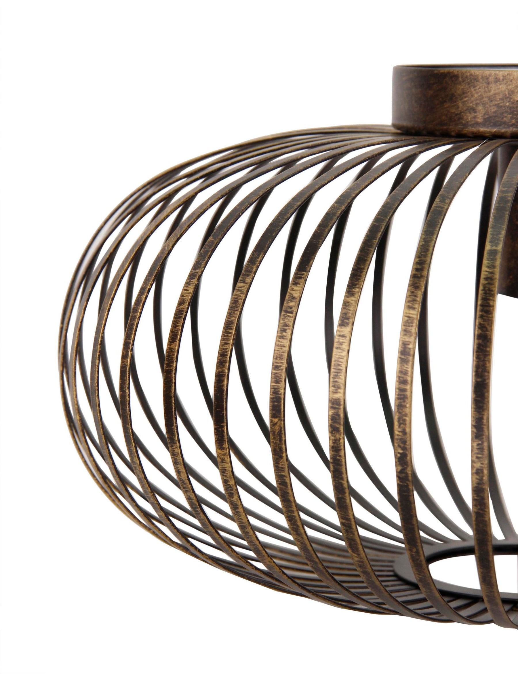 Chericoni Curvato plafondlamp brons, met een elegante en moderne uitstraling, geschikt voor sfeervolle verlichting in diverse interieurs.