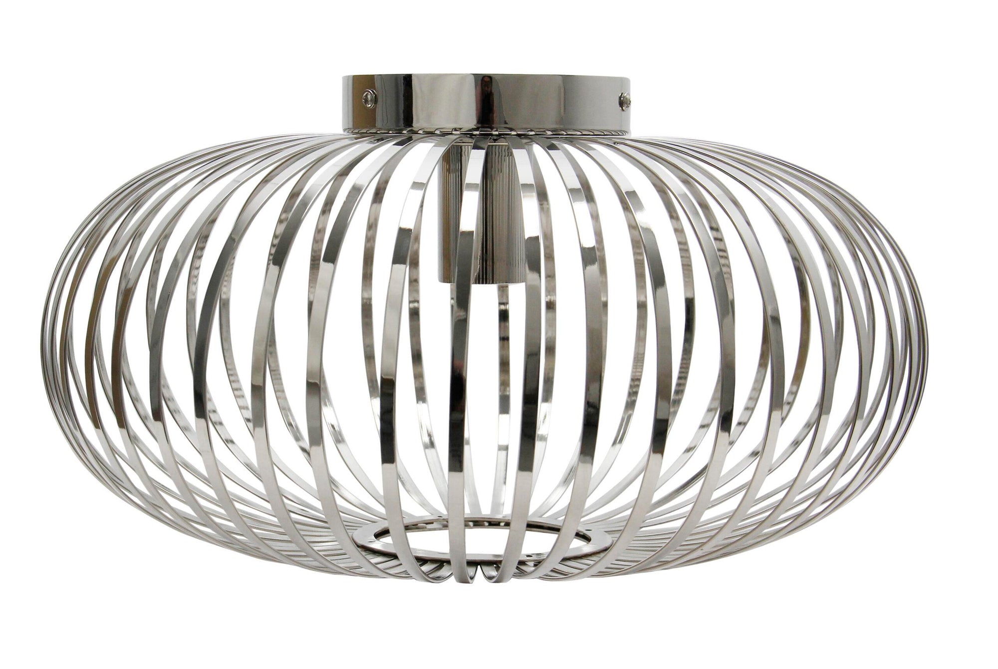 Chericoni Curvato plafondlamp chroom, stijlvolle lamp met E27 fitting, modern design, ideaal voor diverse interieurstijlen.