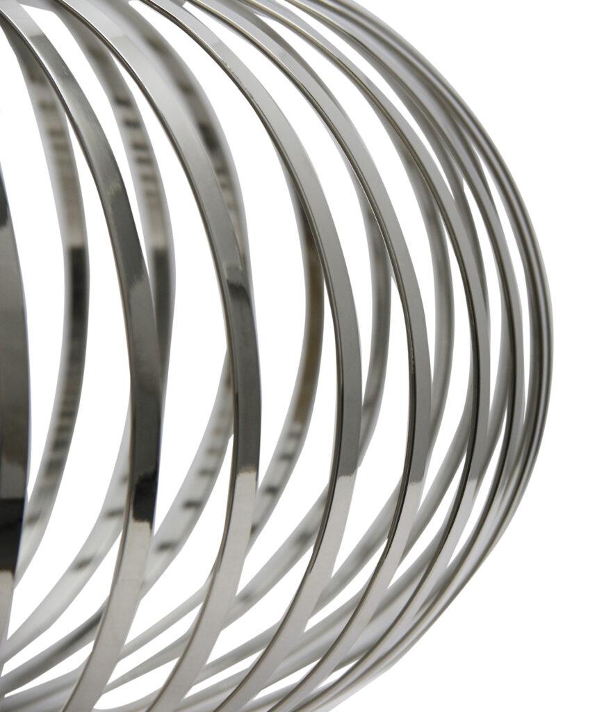 Chericoni Curvato plafondlamp chroom, stijlvolle lamp met E27 fitting, modern design, ideaal voor diverse interieurstijlen.
