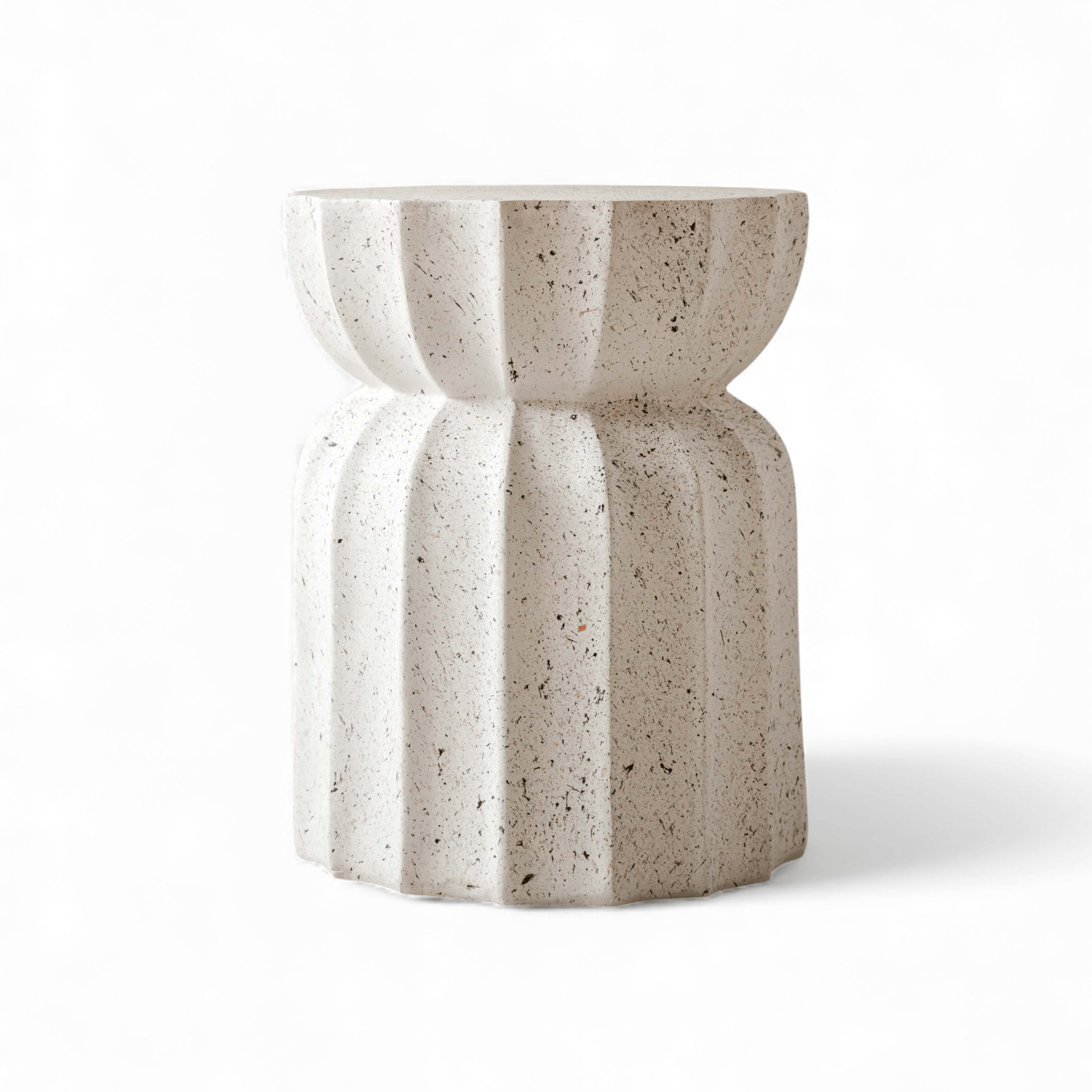 Indore Home - Side Table - Oslo - Stone Look - MgO