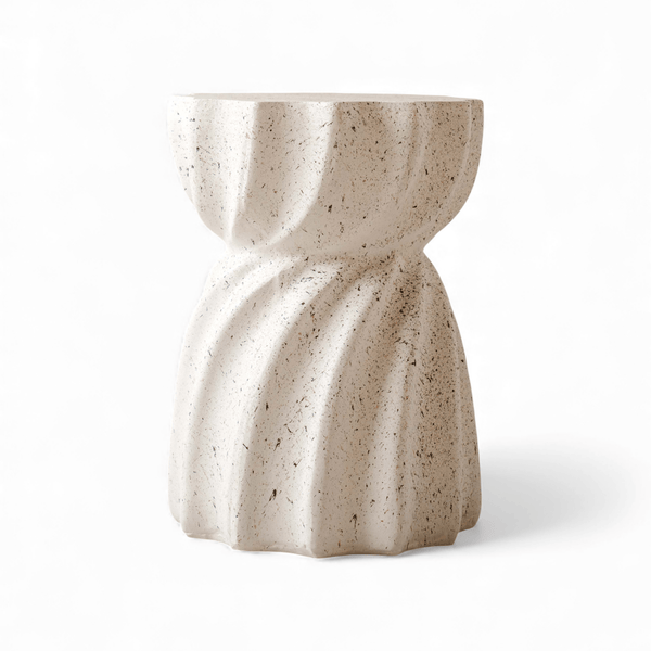 Indore Home - Side Table - Oslo - Stone Look - MgO