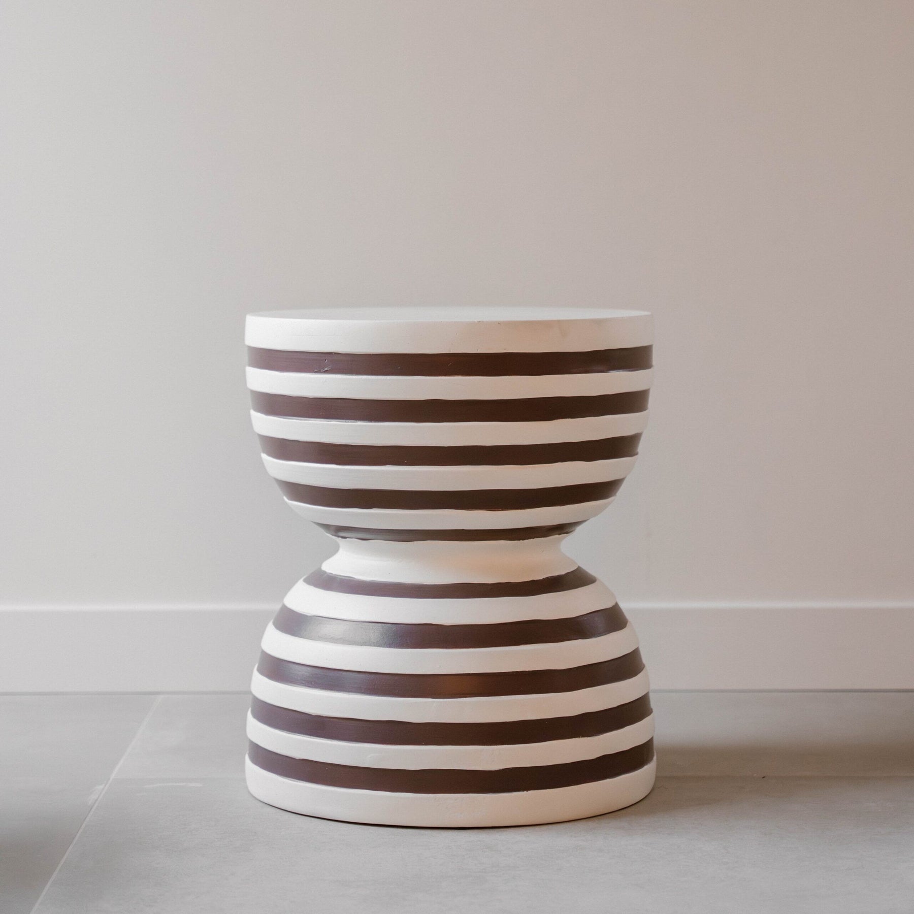 Indore Home - Side Table - Stripe - MgO