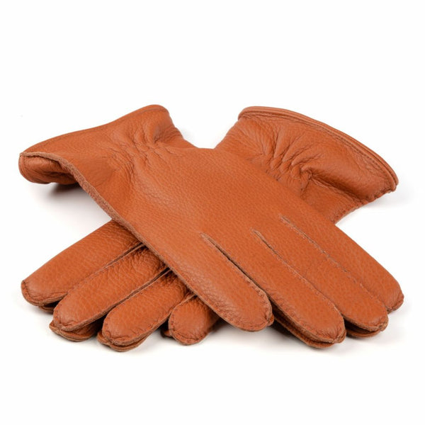 Handmade Men's Gloves from American Deerskin with Cashmere