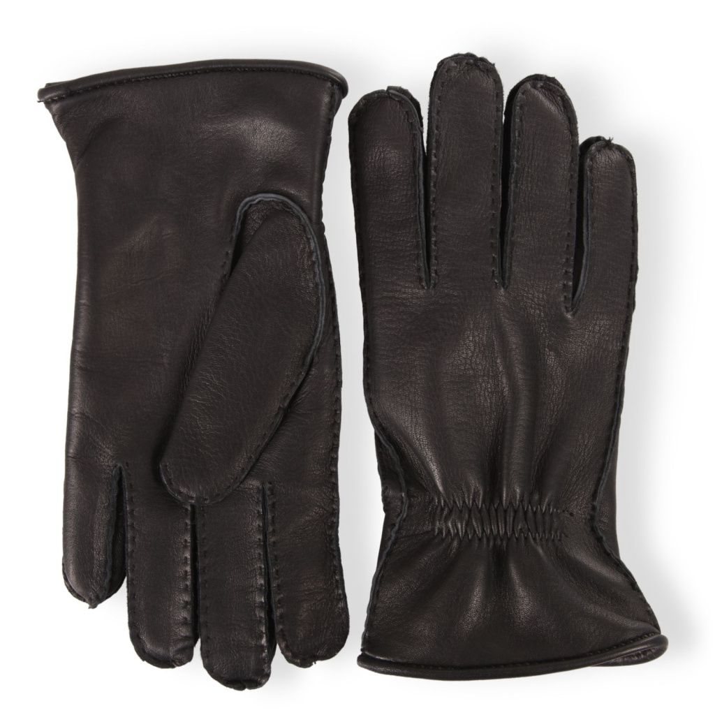 Handmade Men's Gloves from American Deerskin with Cashmere
