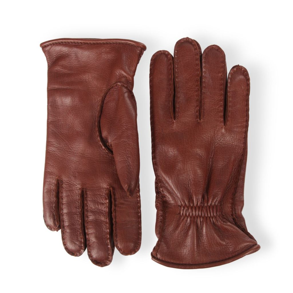 Handmade Men's Gloves from American Deerskin with Cashmere