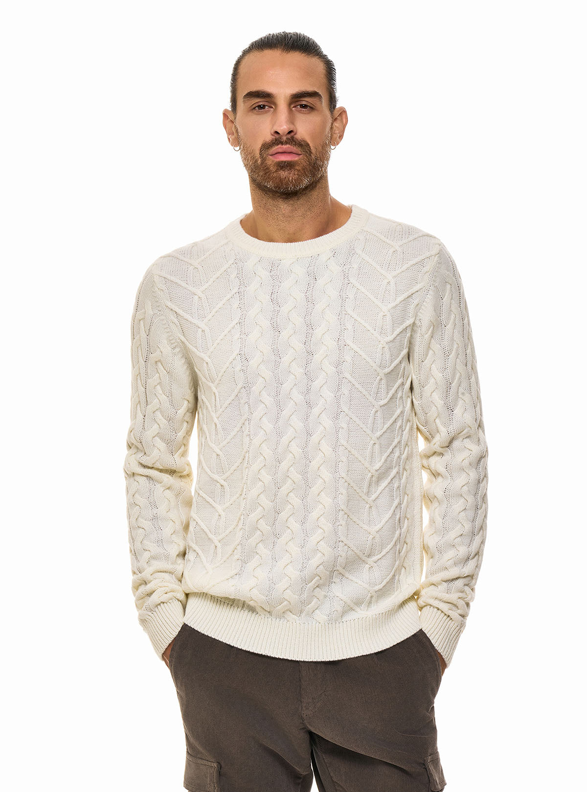 GIROCOLLO TRECCE E LOSANGHE