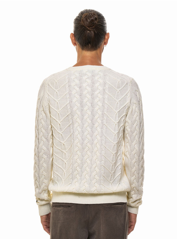 NECKLACE WITH BRAIDS AND DIAMONDS