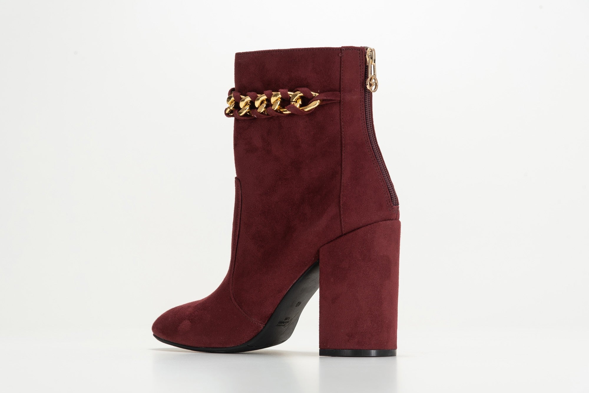 Dora Burgundy Ankle Boot