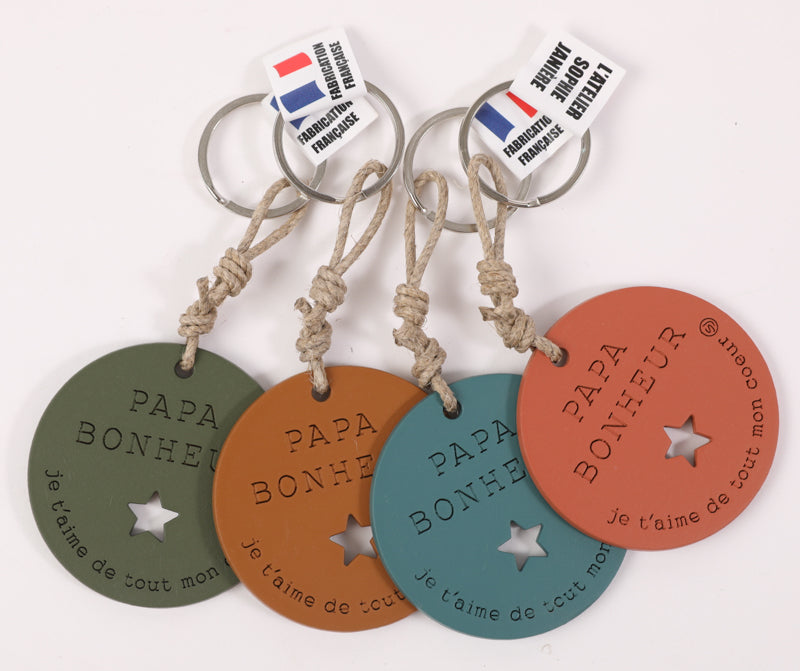 Dad Happiness Keychain
