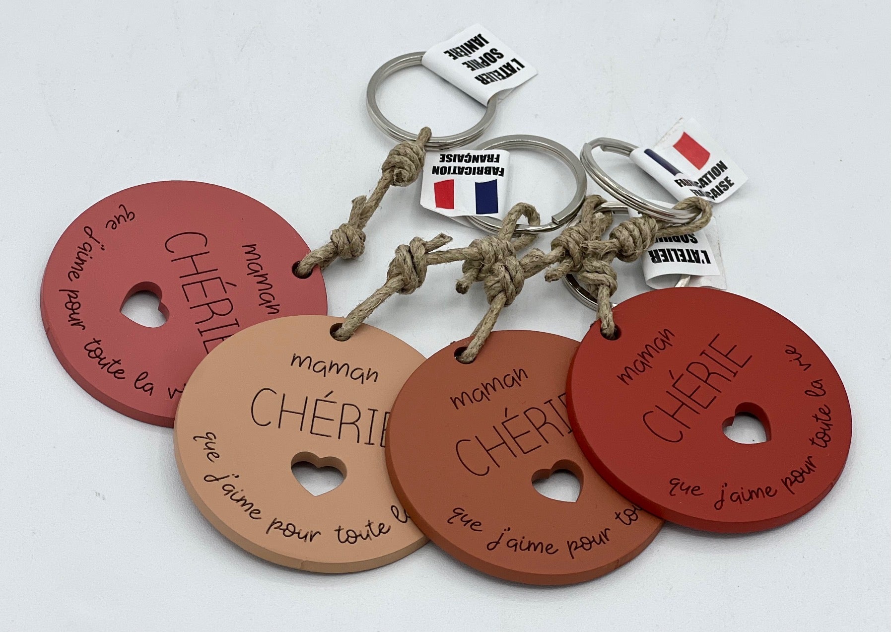 Dear Mom Keychain