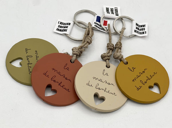 Keychain the house of happiness