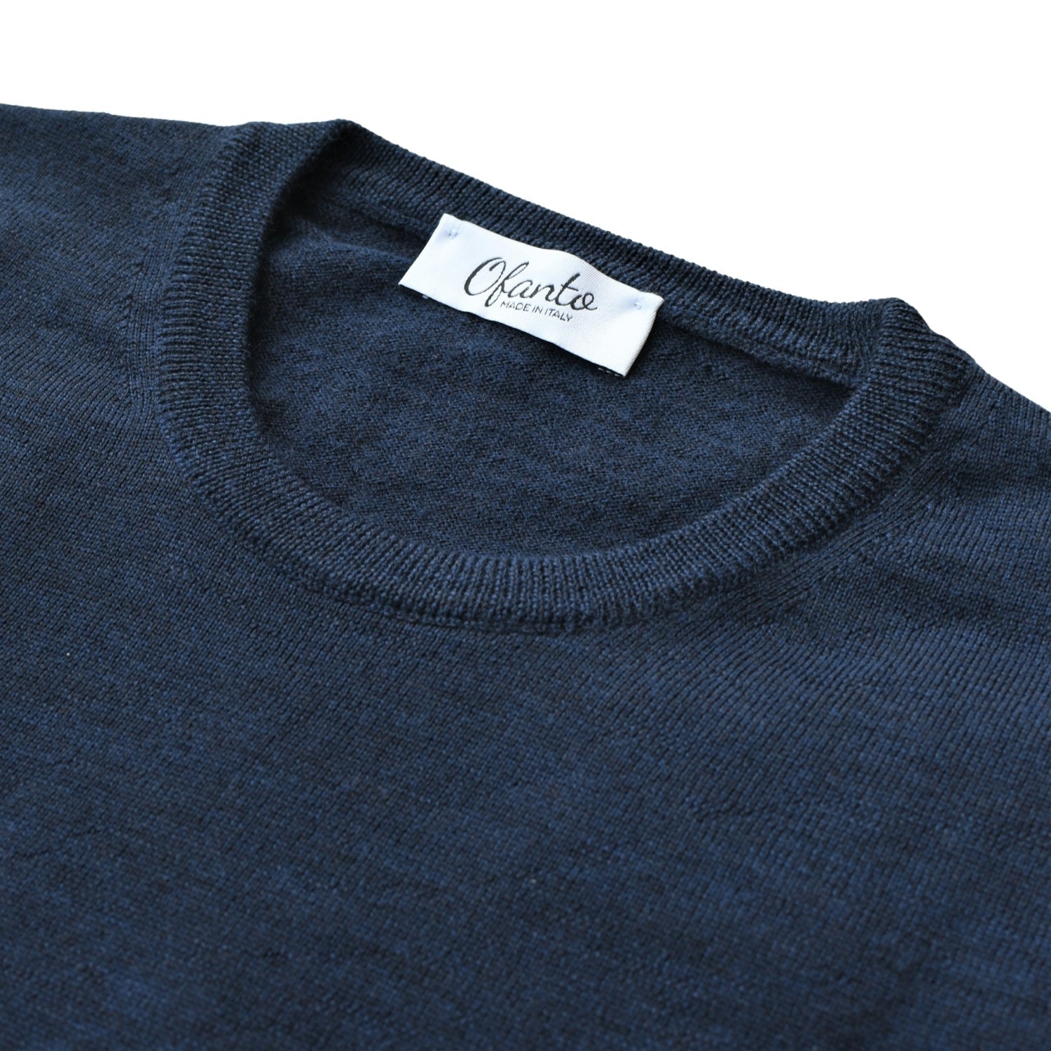 The 100% Merino Italian Pullover - Navy