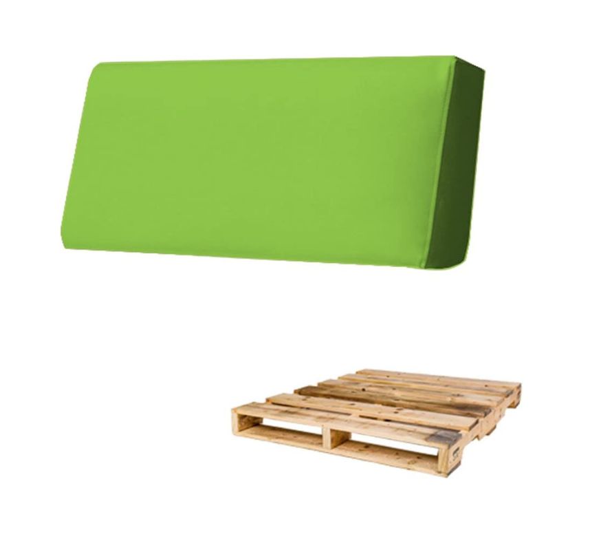 ECO BACK, Schienale per Pallet Rigido in Ecopelle 120x30 H15, Verde-Chiaro,  Arketicom